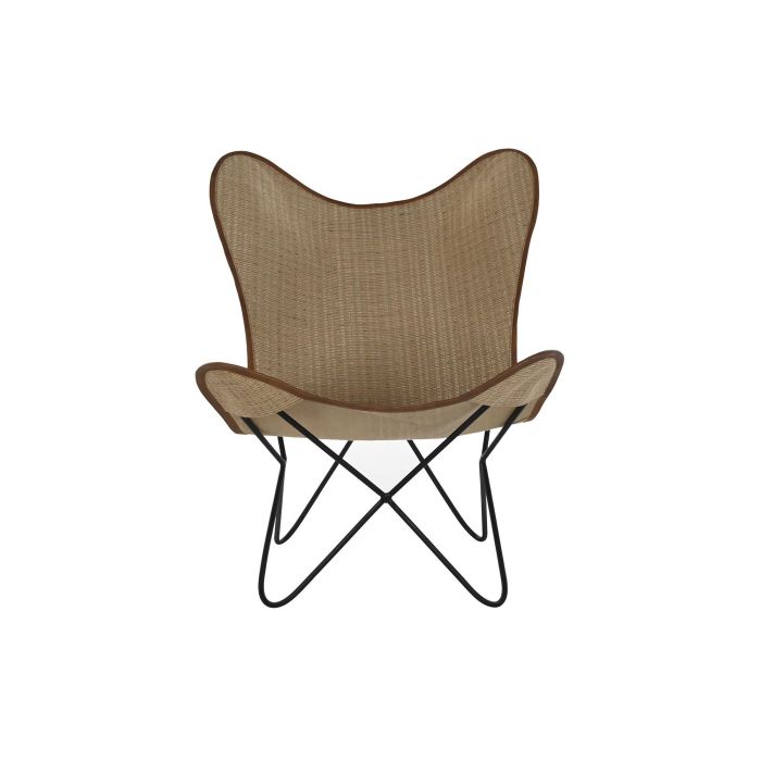 DKD Home Decor Silla Balines de Metal y Ratán Ancho 74 x Profundo 78 x Alto 92 cm 4 DKD Home Decor Silla Balines de Metal y Ratán Ancho 74 x Profundo 78 x Alto 92 cm 4