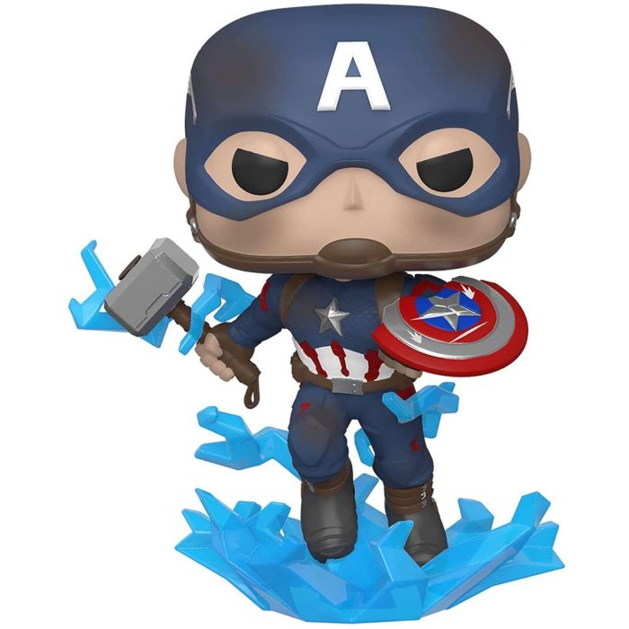 Funko Pop! 45137 Figura Vinilo Captain America con Mjolnir de Marvel Avengers: Endgame 2 Funko Pop! 45137 Figura Vinilo Captain America con Mjolnir de Marvel Avengers: Endgame 2
