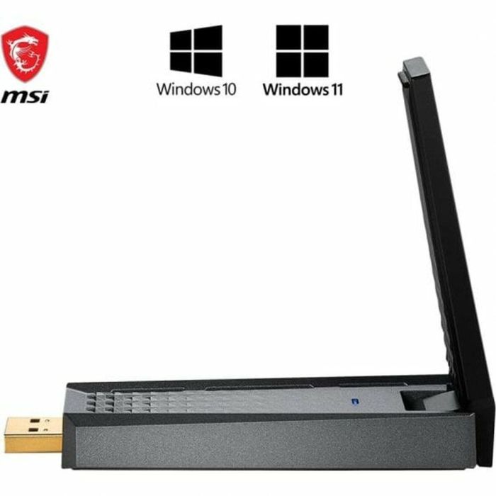 Adaptador USB MSI AX1800 Negro 9 Adaptador USB MSI AX1800 Negro 9