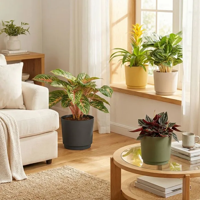 Deroma Maceta redonda 236, 13 litros, 29 cm de diámetro, color Negro