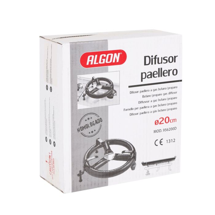 Algon Bbq Difusor Paellero 20 cm para Gas Butano 4