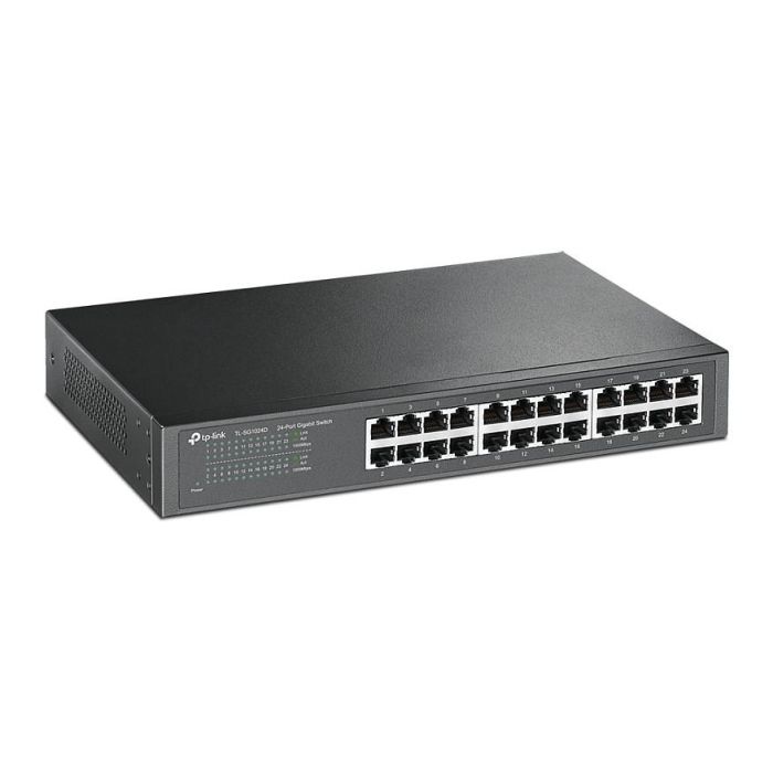 TP-LINK Switch TL-SG1024D 24 Puertos Gigabit Ethernet 10/100/1000 Mbps para Sobremesa/Bastidor 1