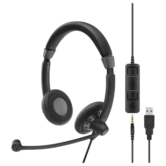 EPOS Impact SC 75 USB MS Auriculares Binaurales Alámbricos para Llamadas/Música con Conexión USB