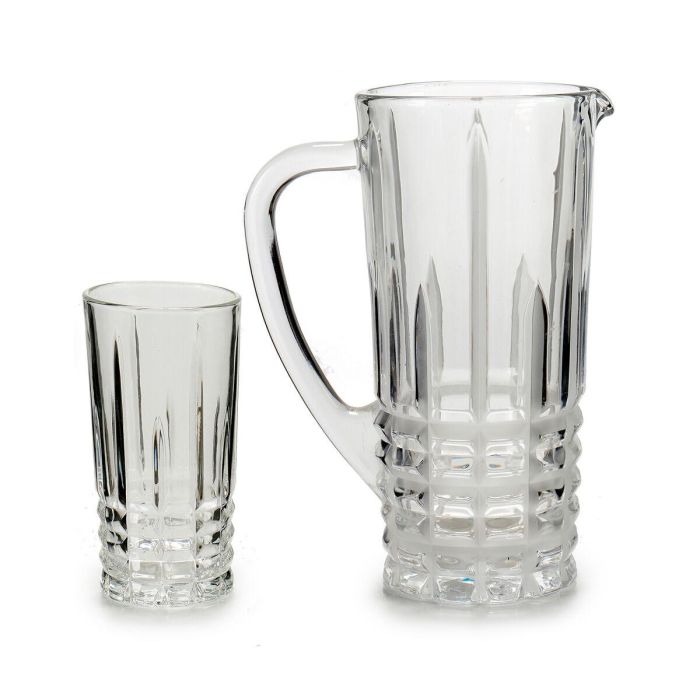 Set de jarra con vasos Vivalto 41053 Transparente Vidrio 250 ml 0 Set de jarra con vasos Vivalto 41053 Transparente Vidrio 250 ml 0