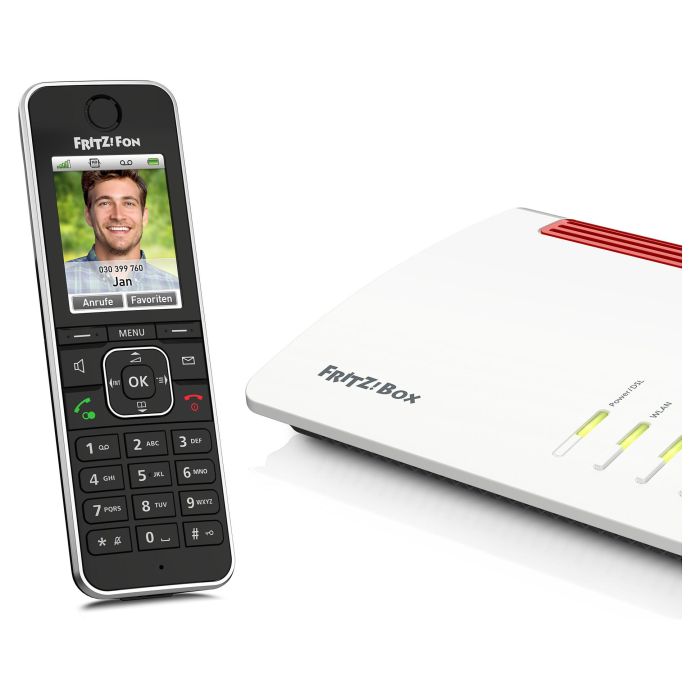 AVM FRITZ! Fon C6 Teléfono DECT Inalámbrico Negro 2