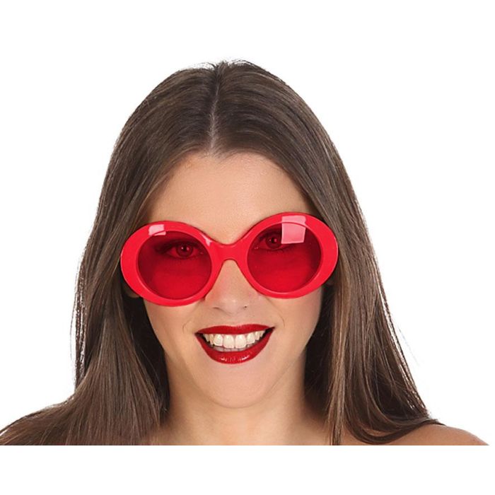 Gafas Carnaval Rojo Mujer Adulto