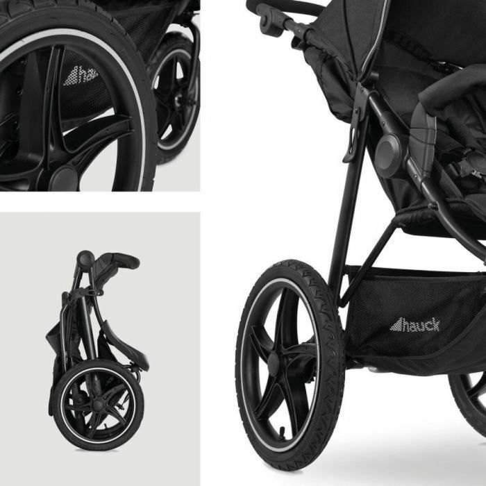 Carro de Paseo para Bebé Hauck Negro 3