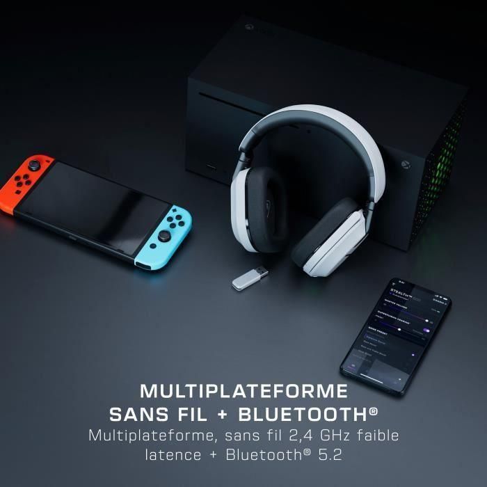 Auriculares inalámbricos para juegos multiplataforma - TURTLE BEACH - Stealth 600 XB (Gen 3) - Blanco 4 Auriculares inalámbricos para juegos multiplataforma - TURTLE BEACH - Stealth 600 XB (Gen 3) - Blanco 4