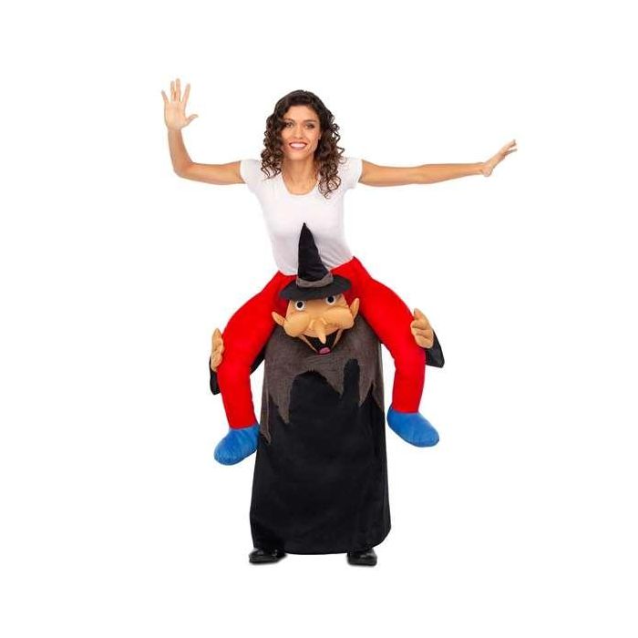 My Other Me Disfraz Ride-On Bruja Negra para Adulto, Túnica con Personaje, Talla M-L, Multicolor 0 My Other Me Disfraz Ride-On Bruja Negra para Adulto, Túnica con Personaje, Talla M-L, Multicolor 0
