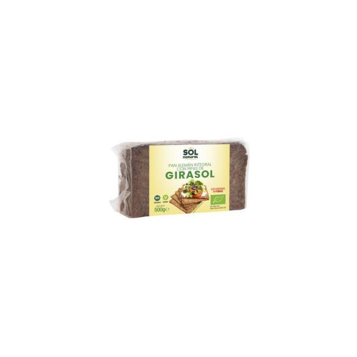 Pan Aleman Pipas De Girasol 500 G Bio