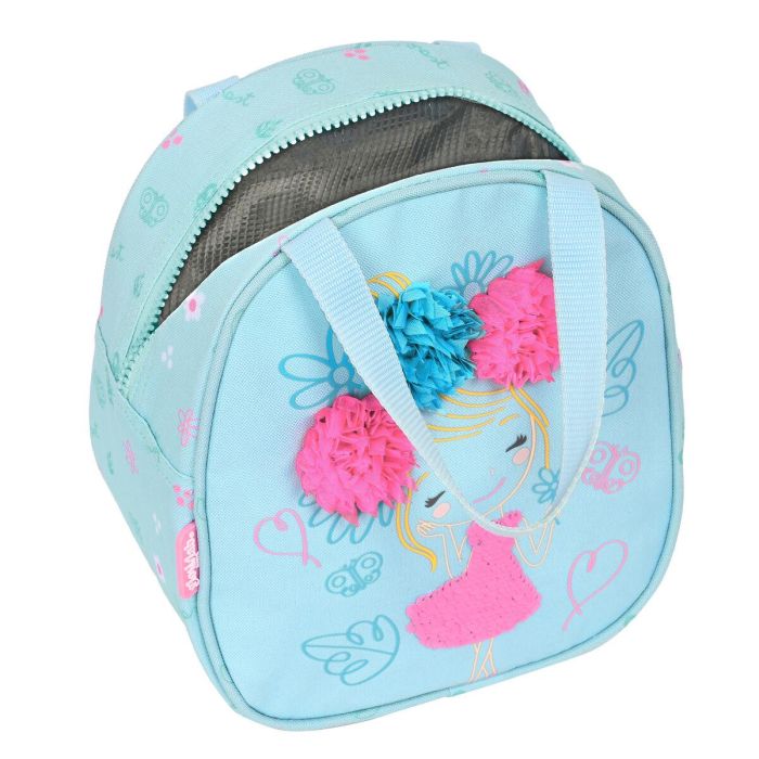 Portameriendas Térmico Glow Lab Cute doll 19 x 22 x 14 cm Azul claro 1