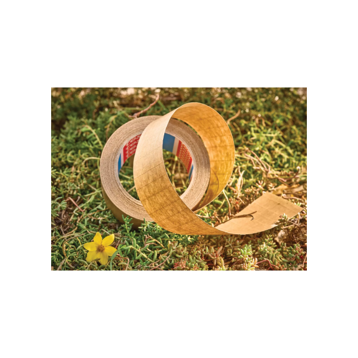 TESA 60013-00000-00 Pack 6 Rollos Papel Marrón Cinta Embalaje Reforzado Filamentos Fibra Vidrio 25m x 50mm 4
