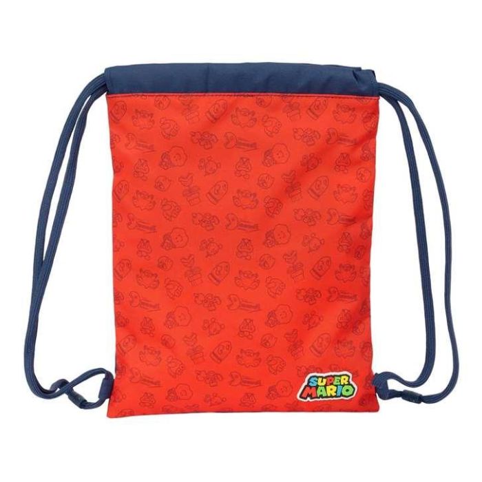 Saco Plano Safta Junior Super Mario Trick 340x260x10 mm 1 Saco Plano Safta Junior Super Mario Trick 340x260x10 mm 1