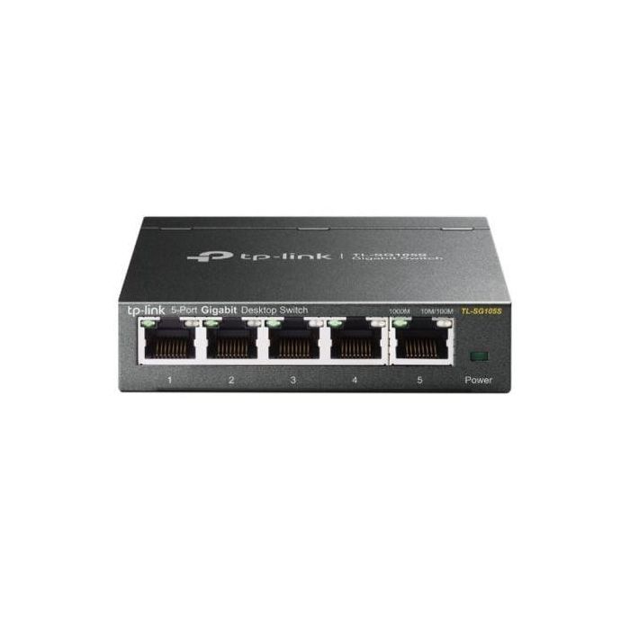 Switch TP-Link TL-SG105S 5 Puertos/ RJ-45 10/100/1000 1 Switch TP-Link TL-SG105S 5 Puertos/ RJ-45 10/100/1000 1