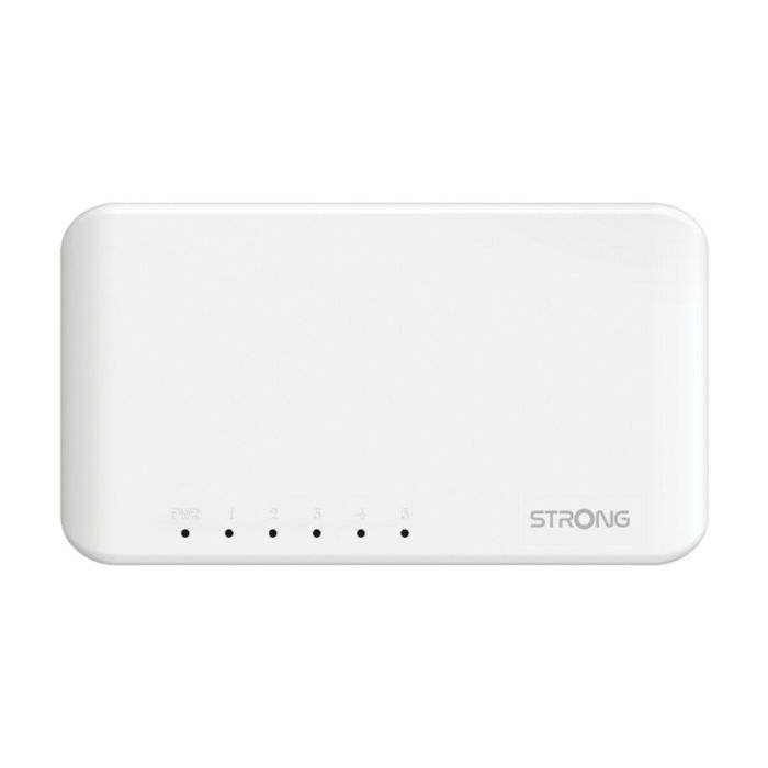 STRONG SW5000P Conmutador Switch Gigabit Ethernet 5 puertos 10/100/1000 Mbps Blanco, sin ventilador y fácil instalación. STRONG SW5000P Conmutador Switch Gigabit Ethernet 5 puertos 10/100/1000 Mbps Blanco, sin ventilador y fácil instalación.