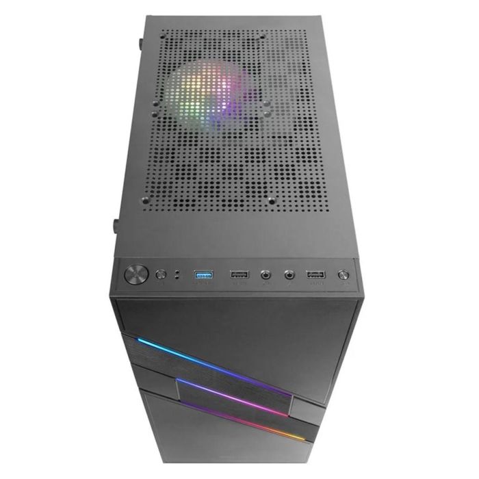 Mars Gaming Caja ATX MCU3 Premium, ARGB, Ventana Cristal Templado, Soporte Refrigeración Líquida 240mm, Semitorre Gaming XL 2