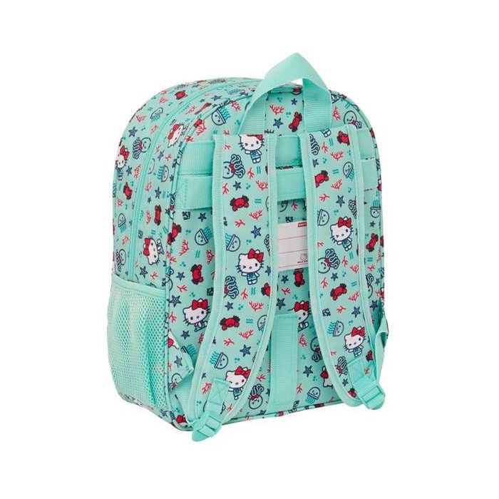 Mochila Escolar Hello Kitty Sea lovers Turquesa 26 x 34 x 11 cm 2