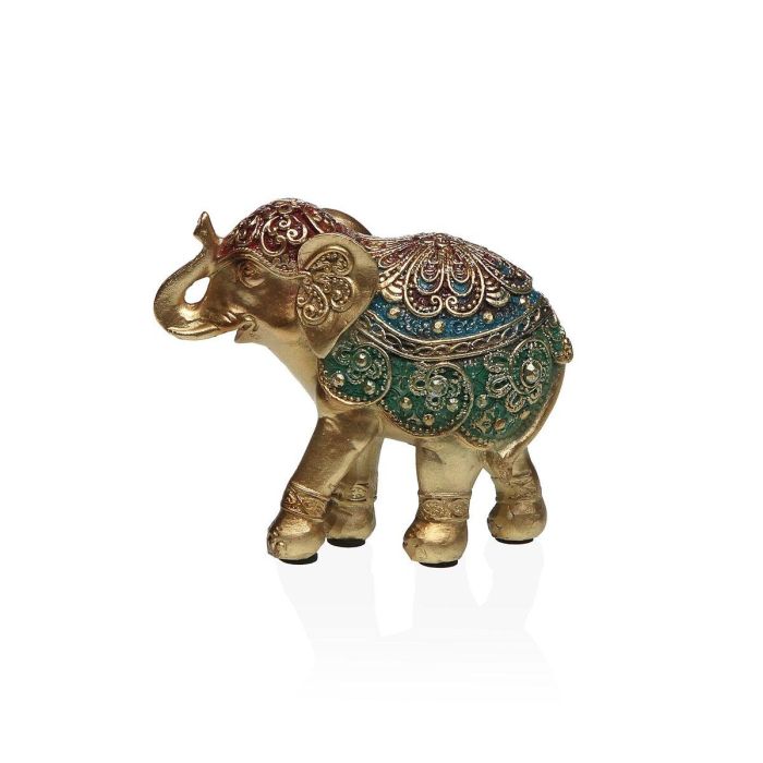 Figura Decorativa Versa Resina Elefante 4,5 X 11 X 9 CM Figura Decorativa Versa Resina Elefante 4,5 X 11 X 9 CM