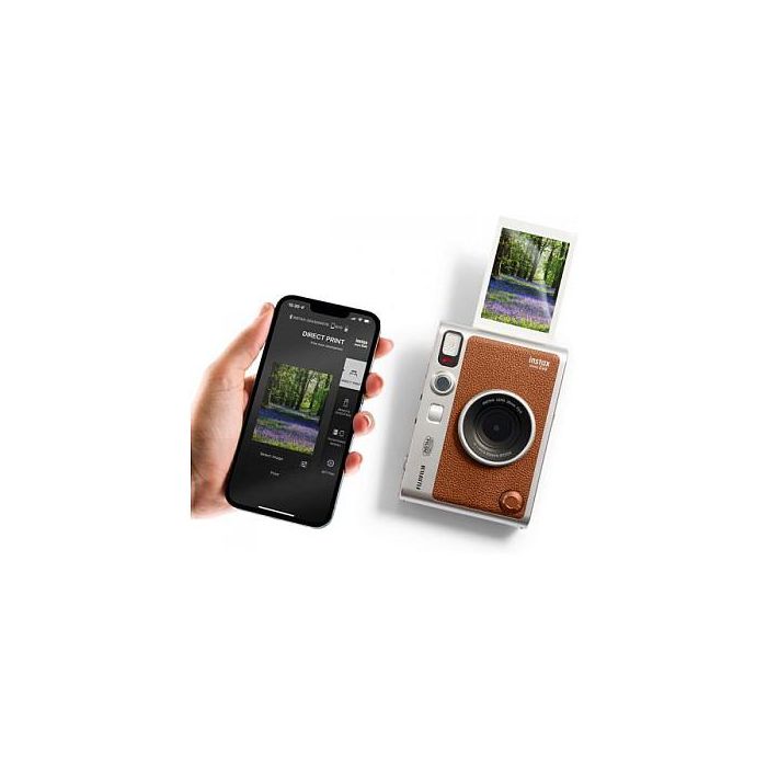 FUJIFILM Instax Mini Evo Cámara Híbrida de Fotografía Instantánea con Impresora Integrada y Conectividad Bluetooth, Sensor CMOS 1/5", Pantalla TFT 3", Color Marrón 4 FUJIFILM Instax Mini Evo Cámara Híbrida de Fotografía Instantánea con Impresora Integrada y Conectividad Bluetooth, Sensor CMOS 1/5", Pantalla TFT 3", Color Marrón 4