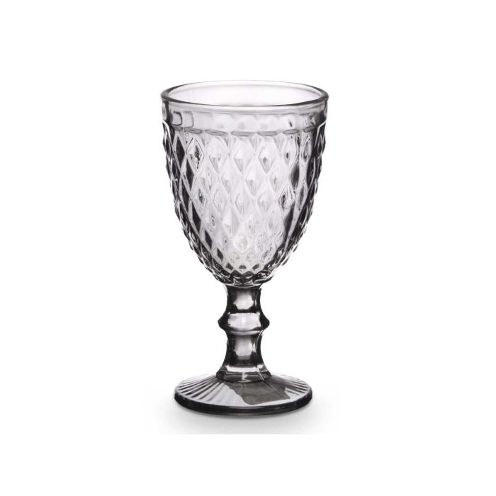 Copa Diamante Gris 330 Ml Vivalto 8X16CM (24 Unidades) 1 Copa Diamante Gris 330 Ml Vivalto 8X16CM (24 Unidades) 1