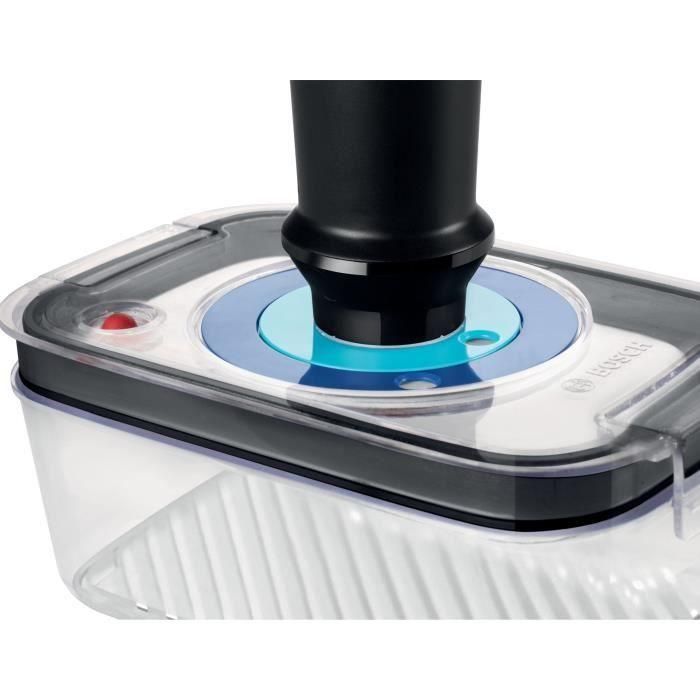 Bosch Set de Vacío para Alimentos con Bomba 500 mbar, 1 Caja con Bandeja (1.0L) y 6 Bolsas de Congelador Zip/Corredera (3x 1.2L, 3x 3.8L) 1 Bosch Set de Vacío para Alimentos con Bomba 500 mbar, 1 Caja con Bandeja (1.0L) y 6 Bolsas de Congelador Zip/Corredera (3x 1.2L, 3x 3.8L) 1
