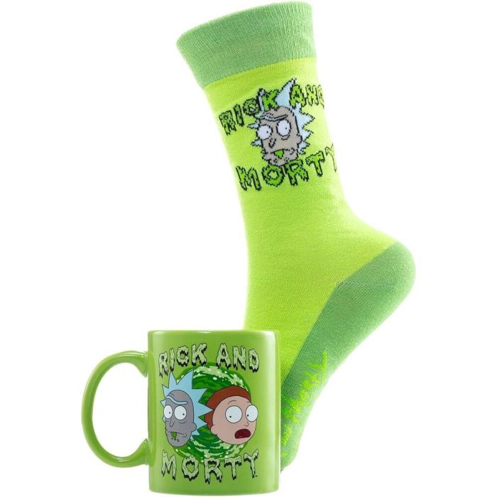 Set Taza y Calcetines Rick & Morty 1