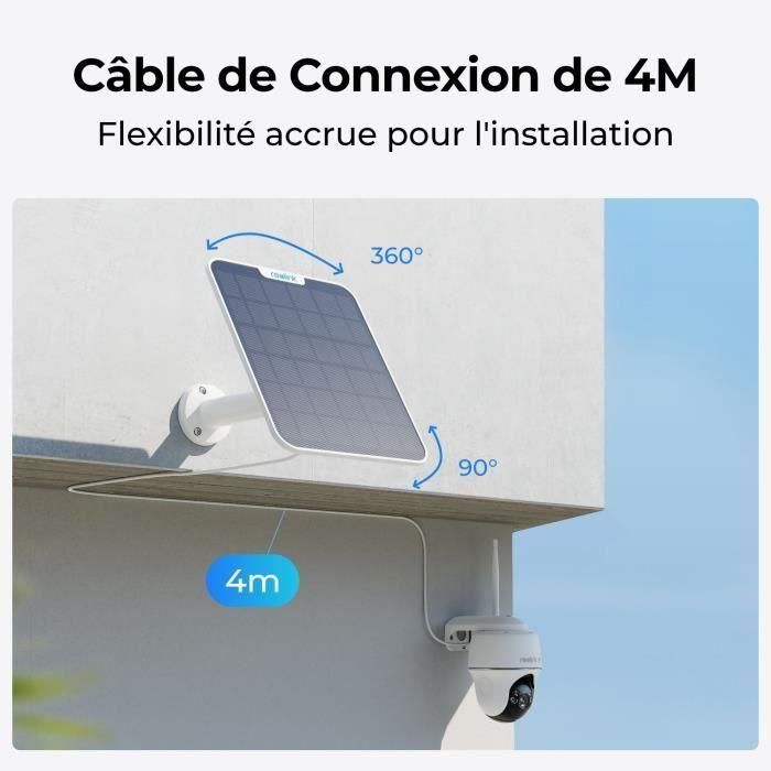 Panel solar REOLINK SR3 5,8 W Blanco 3 Panel solar REOLINK SR3 5,8 W Blanco 3