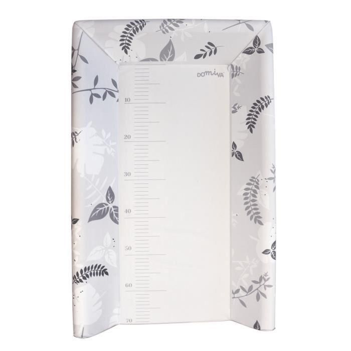 DOMIVA Cambiador integrado - 50 x 80 cm - Estampado de poemas gris DOMIVA Cambiador integrado - 50 x 80 cm - Estampado de poemas gris