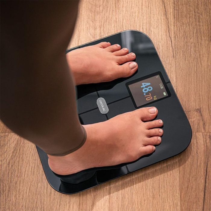 Báscula Digital de Baño Cecotec Surface Precision Smart Negro Vidrio templado 180 kg 3