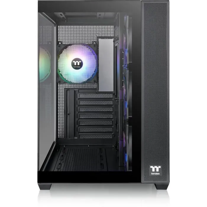 Thermaltake View 380 TG ARGB Black Midi Tower PC Negro con Vidrio Templado y Iluminación ARGB para Gaming