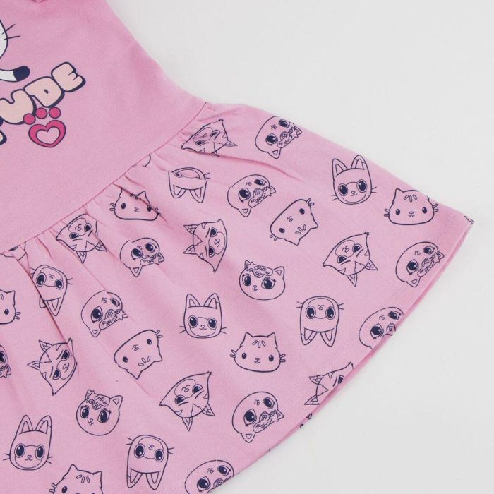 Cerdá Vestido French Terry Gabby's Dollhouse Niña Talla 6 Años Rosa 8