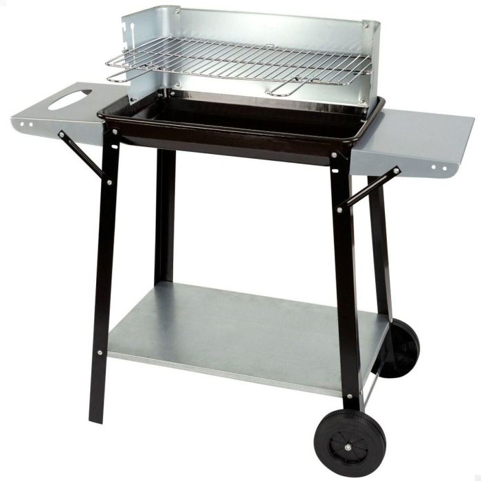 Barbacoa de Carbón con Ruedas Aktive Metal esmaltado 90 x 85 x 32 cm Negro 0 Barbacoa de Carbón con Ruedas Aktive Metal esmaltado 90 x 85 x 32 cm Negro 0