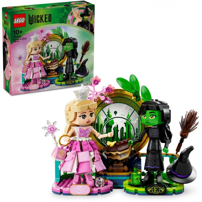 LEGO 75682 Minifiguras de Elphaba y Glinda de Wicked 13 LEGO 75682 Minifiguras de Elphaba y Glinda de Wicked 13