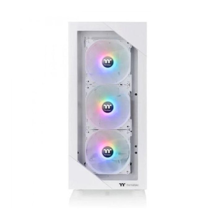 Thermaltake View 200 TG Snow ARGB Caja PC Midi Tower Blanca con 3x Ventiladores 120mm ARGB y Bahías de 2.5/3.5 pulgadas Thermaltake View 200 TG Snow ARGB Caja PC Midi Tower Blanca con 3x Ventiladores 120mm ARGB y Bahías de 2.5/3.5 pulgadas