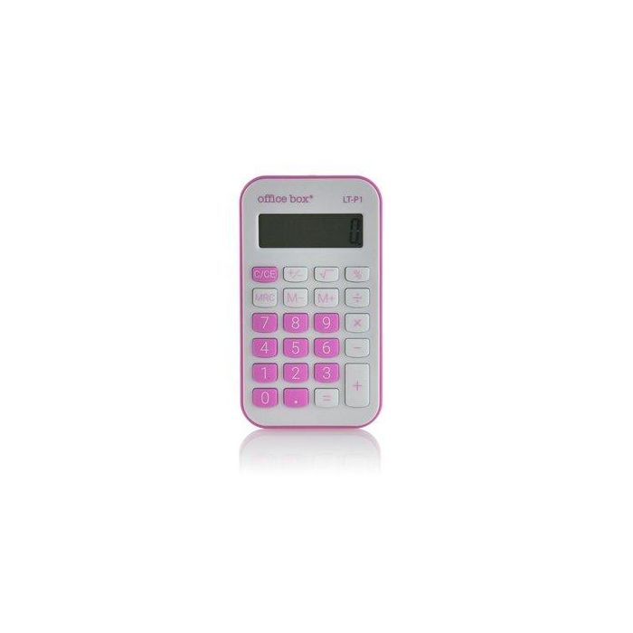 Calculadora De Bolsillo Office Box 8 Digitos Rosa