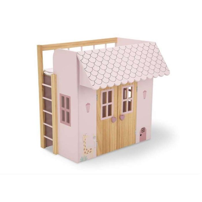 Cama-casita nature 50x39x50 cm (c/3 perchas) Cama-casita nature 50x39x50 cm (c/3 perchas)