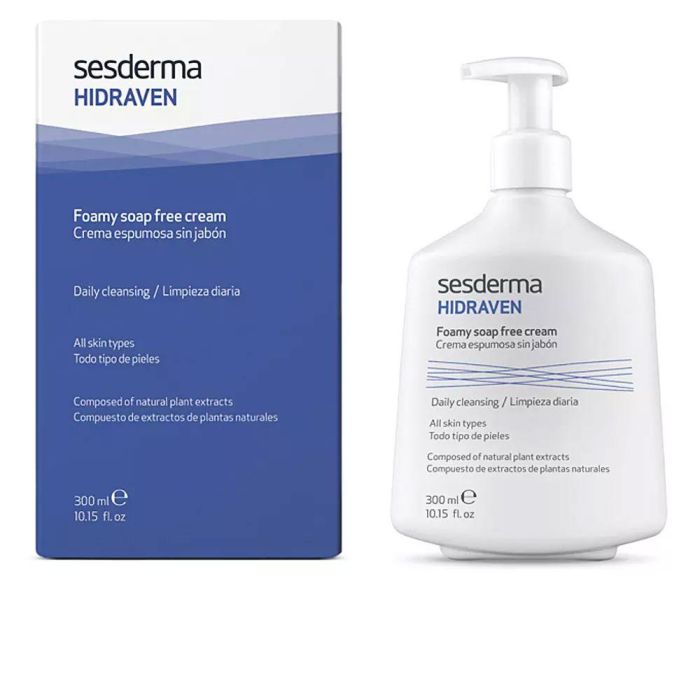 Sesderma HIDRAVEN Crema Espumosa Sin Jabón Limpiador Facial para Todo Tipo de Pieles 300 ml 1 Sesderma HIDRAVEN Crema Espumosa Sin Jabón Limpiador Facial para Todo Tipo de Pieles 300 ml 1