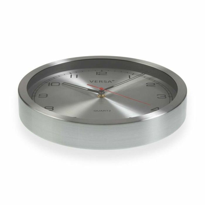 Reloj de Pared Versa Aluminio (4,1 x 25 x 25 cm) 2 Reloj de Pared Versa Aluminio (4,1 x 25 x 25 cm) 2