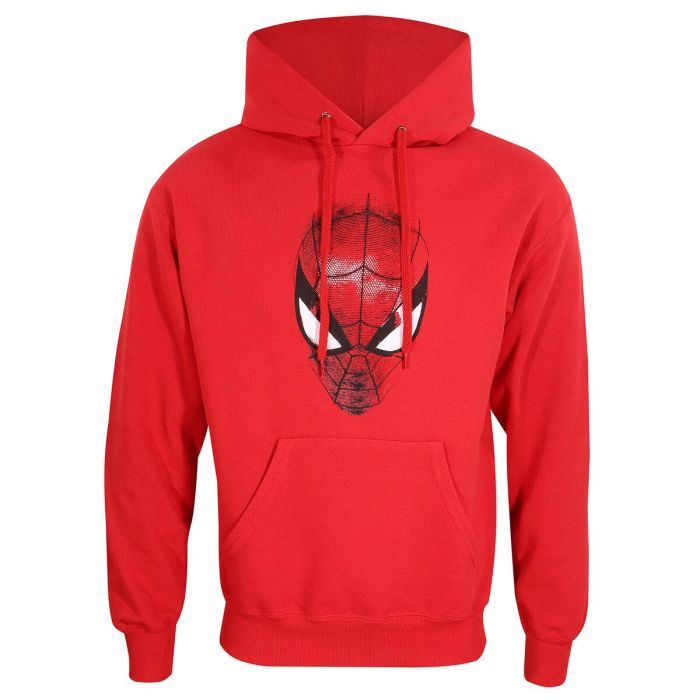 Sudadera con Capucha Unisex Spider-Man Spider Crest Rojo 0 Sudadera con Capucha Unisex Spider-Man Spider Crest Rojo 0