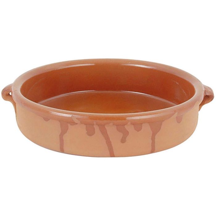Cazuela de Barro Clásico 28 cm (3 Unidades), Marrón. Compatible Vitro, Inducción, Gas, Eléctrica. Fabricada en España. 1