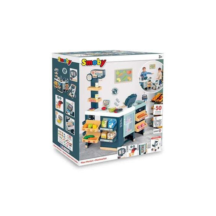 Supermercado maximarket con carrito, caja registradora y 50 accesorios. 89,60x80x59,60 cm 9 Supermercado maximarket con carrito, caja registradora y 50 accesorios. 89,60x80x59,60 cm 9