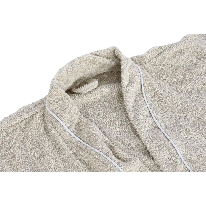 Albornoz Basicos DKD Home Decor Beige 1 x 120 x 63 cm Set de 2 1 Albornoz Basicos DKD Home Decor Beige 1 x 120 x 63 cm Set de 2 1