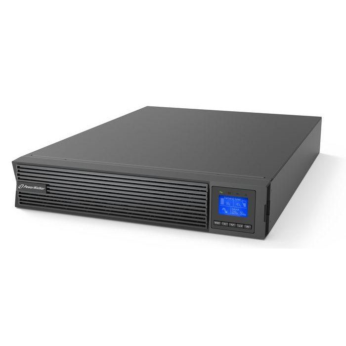 PowerWalker Online, 3000VA / 3000W, 8 x C13 & 1 x C19 Out, USB, RS-232, LCD 3