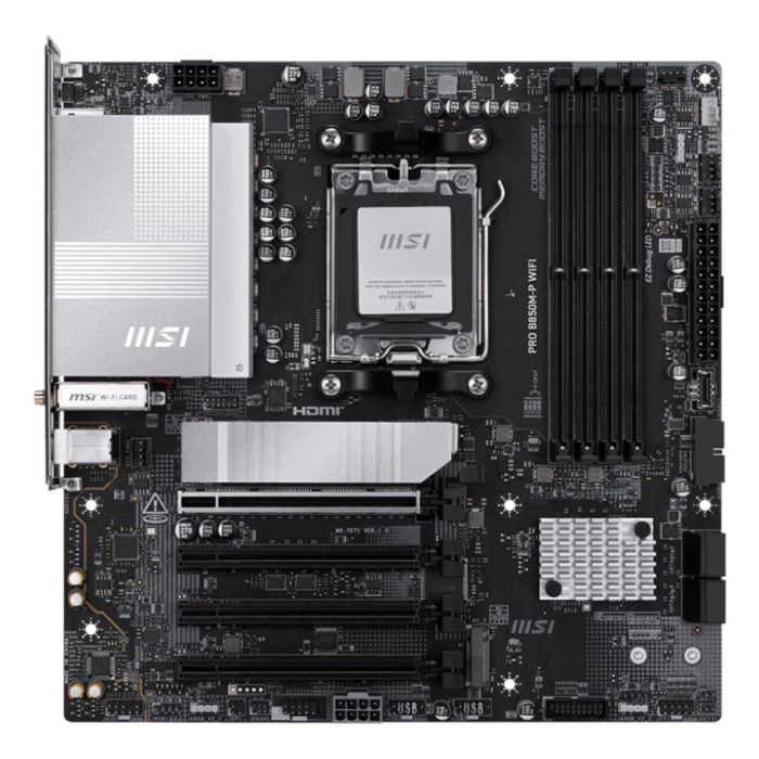 MSI 911-7E71-001 Placa Base micro ATX AMD B850 Zócalo AM5 DDR5 Wi-Fi 7 5GbE PCIe 5.0 3x M.2 para AMD Ryzen 12 MSI 911-7E71-001 Placa Base micro ATX AMD B850 Zócalo AM5 DDR5 Wi-Fi 7 5GbE PCIe 5.0 3x M.2 para AMD Ryzen 12