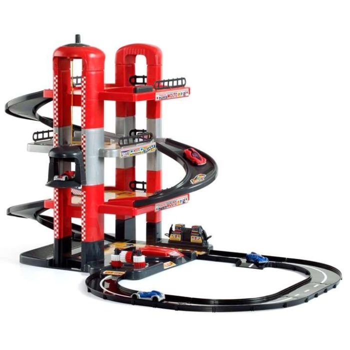 Parking 4 plantas con pistas y 2 coches de metal 5 Parking 4 plantas con pistas y 2 coches de metal 5