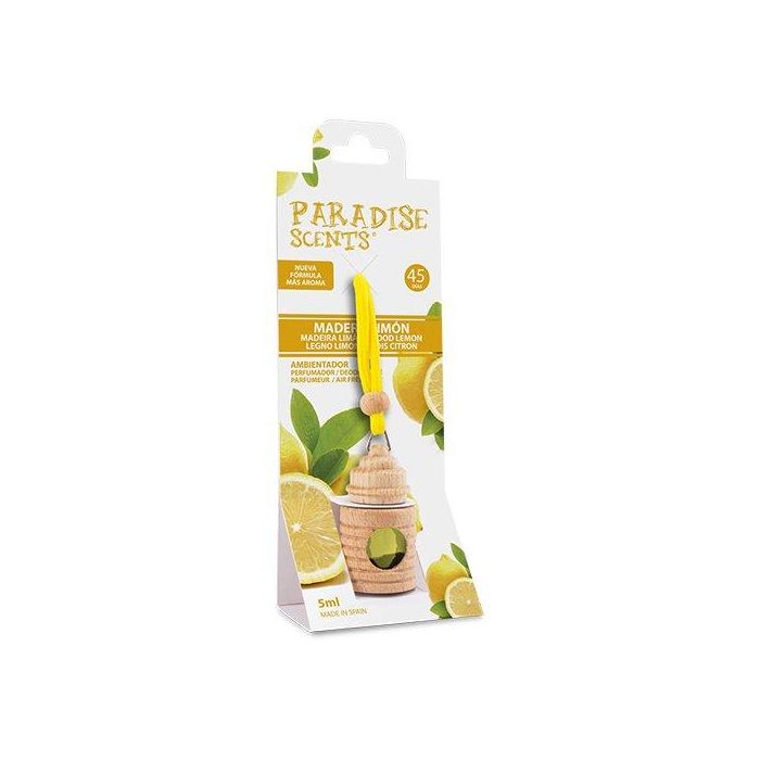 Paradise Perfumador Coche Madera Limón Colgante Cs6 PER80142 2