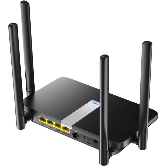 Cudy LT500 Router 4G LTE Cat4 Wi-Fi Mesh AC1200 Doble Banda (2.4/5GHz) con Ranura SIM y 4 Puertos Ethernet 2