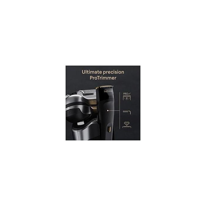 Braun Rasierer Series 9 Pro+ 9565cc Máquina de afeitar de láminas Wet & Dry Metálico Tecnología Sonic Autonomía 60 min 4