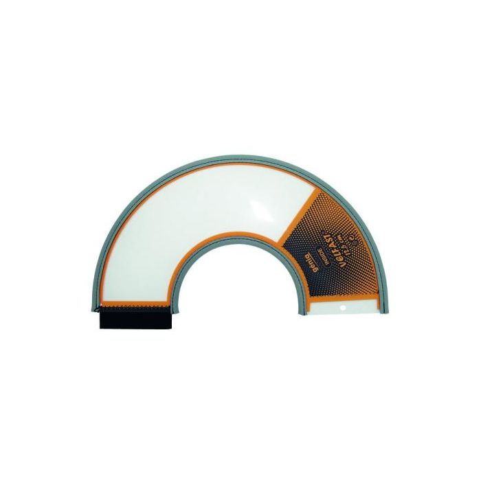 Velfast Collar Isabelino Transparente 12,5 cm para Mascotas - Polipropileno con Borde de Neopreno - 1 Unidad