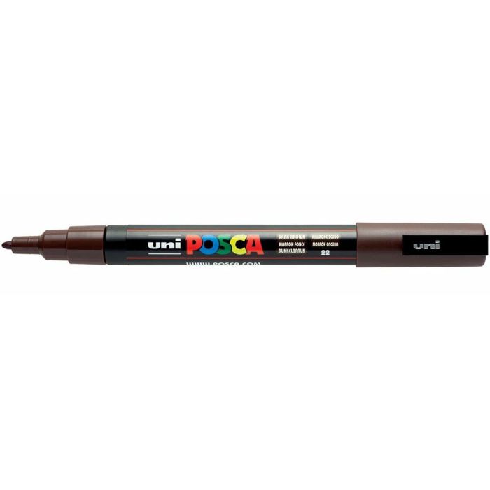 Marcador POSCA PC-3M Marrón oscuro (6 Unidades) 1